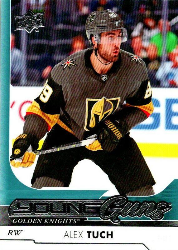 2017–18 Upper Deck Series 1 Alex Tuch #249 Young Guns — exact base card front