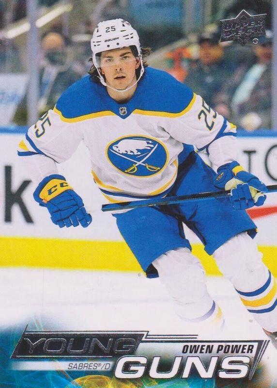 2022–23 Upper Deck Series 1 Owen Power #228 Young Guns — exact base card front